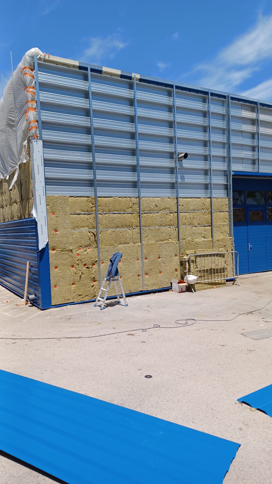 Isolation d'une structure industrielle - 