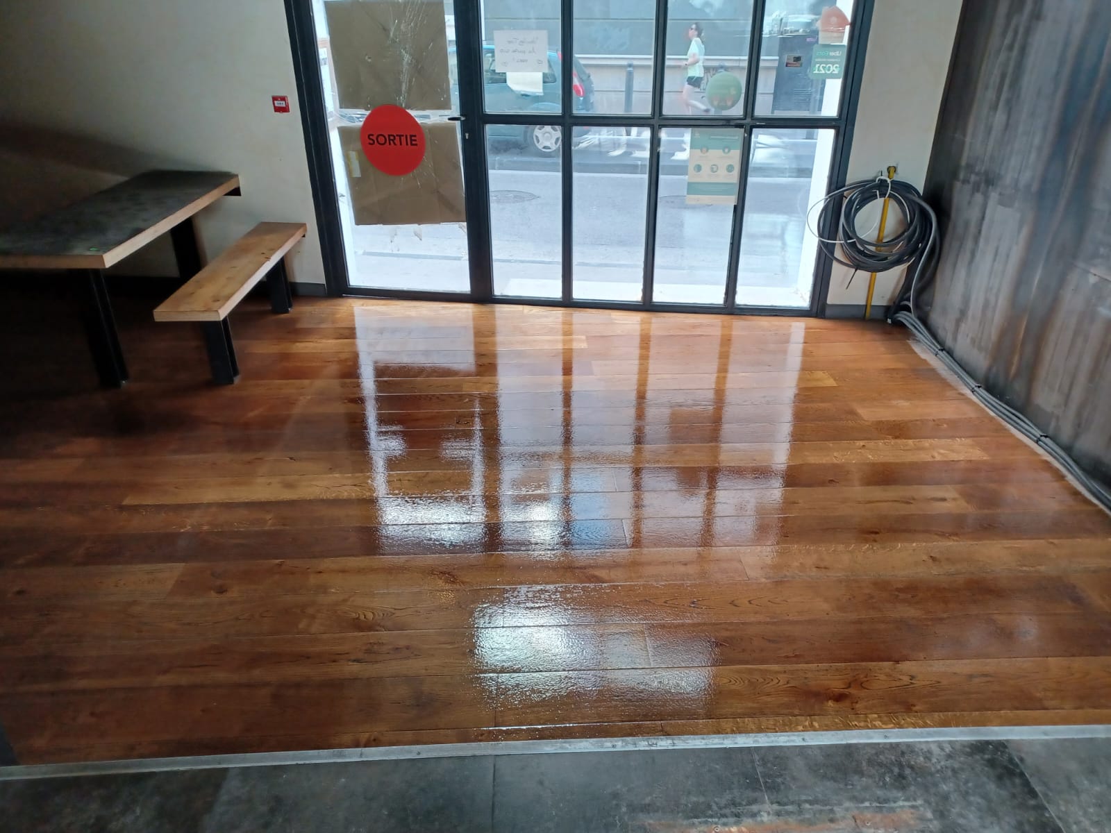 Rénovation d'un sol carrelage - parquet - 